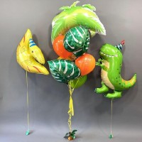 Оформление шарами «Динозавры»